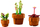 Set ndërtimi LEGO Icons Small Plants 10329, 9 bimë dekorative, seri Botanike, shumëngjyrësh