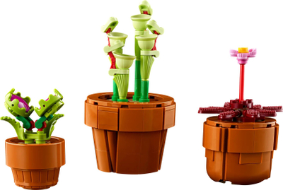 Set ndërtimi LEGO Icons Small Plants 10329, 9 bimë dekorative, seri Botanike, shumëngjyrësh