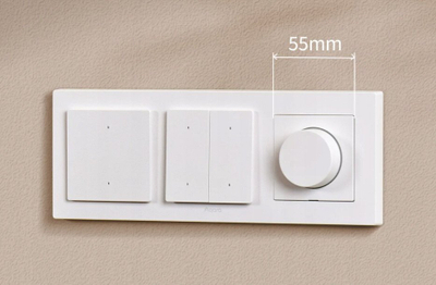 Çelës dimmer inteligjent Aqara H2 EU, Zigbee Matter, me rrotull, i bardhë