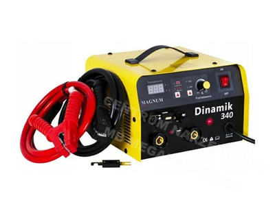 Karikues baterie dhe startues MAGNUM Dinamik 340, 12V 24V, me ekran digjital, i verdhë