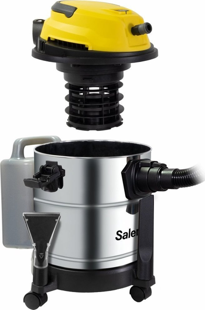 Fshesë industriale Evolveo Salente Combo 4in1 SS, pastrim i thatë dhe i lagësht, enë çelik inox, gri