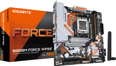Platë amë Gigabyte B850M FORCE WF6E, AM5, DDR5, Micro ATX