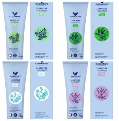 Pasta dhëmbësh Cosnature Lavender Mint, me fluor, 75 ml