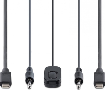 Ndërprës KVM StarTech.com me 2 porta USB C, 4K 60Hz, DisplayPort, i zi