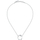 Qafore për femra Trussardi T-Heritage TJAXB02, 45 cm, e argjendtë