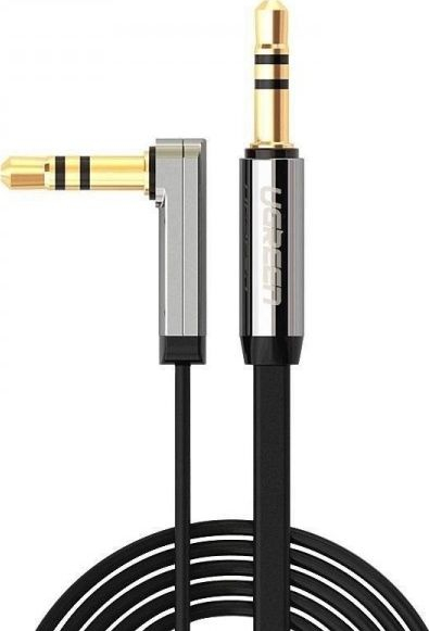Kabllo audio Ugreen UGR319, Jack 3.5mm në Jack 3.5mm, 3m, argjendtë