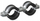 Mbajtëse tubash double clamp me tiple, 1/2" 20-23mm, metalike