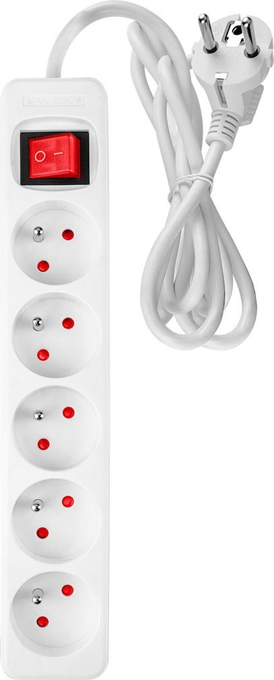 Prizë zgjatëse Neo, 3m, 3x1.5mm2, e bardhë