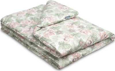 Set batanije dhe jastëk për bebe Sensillo Clematis, pambuk 100%, 100 x 135 cm