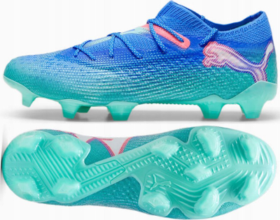 Këpucë futbolli Puma Future 7 Ultimate Low FG AG M, për bar natyral edhe artificial, për burra, shumëngjyrëshe