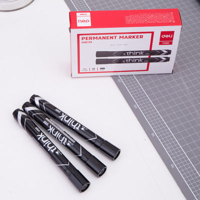 Marker DELI permanent i zi  1.5-5mm u10120 1/12