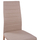 Karrige ngrënieje Metal Chair Lady HM0037.14, 40x48x95 cm, kornizë metalike, bezhë
