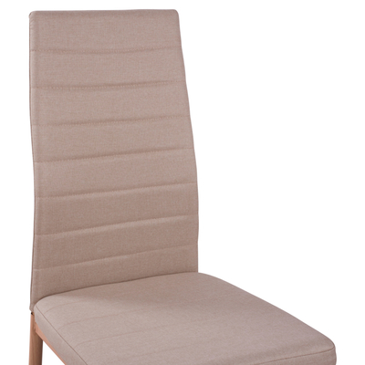 Karrige ngrënieje Metal Chair Lady HM0037.14, 40x48x95 cm, kornizë metalike, bezhë