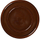 Pjatë e sheshtë Rak Stone Flat Plate, 28cm, porcelan RAKSTONE, ngjyrë amber