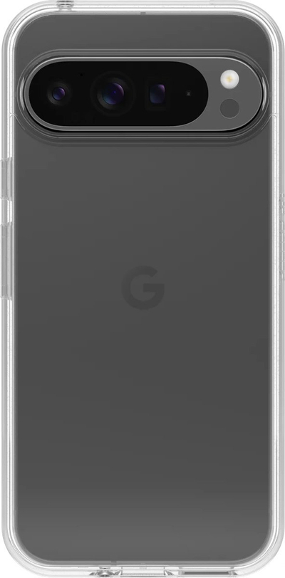 Kapak telefoni OtterBox Symmetry Series për Pixel 9 Pro XL, transparent, i fortë kundra goditjeve