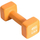 Hantelë Pure 2 Improve Neoprene Dumbbell, 4 kg, neopren, portokalli
