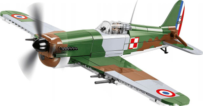 Set ndërtimi COBI Historical Collection Morane-Saulnier MS.406, 317 copa, shkallë 1:32, jeshile kamuflazh
