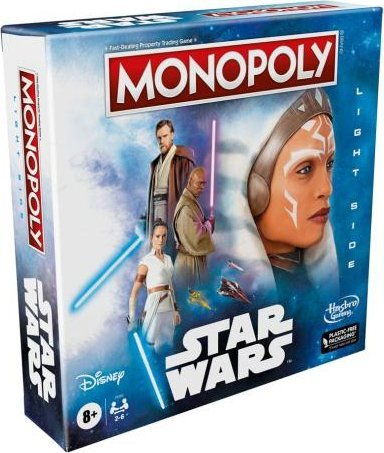 Lojë tavoline Monopoly Star Wars Light Side, 2–6 lojtarë, version gjerman, shumëngjyrëshe