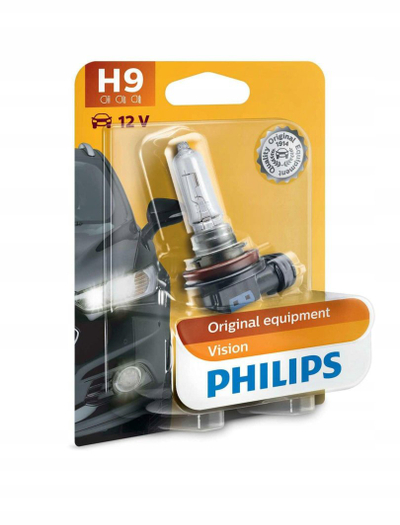 Llambë veture Philips Vision H9, halogjene, 12V, 55W