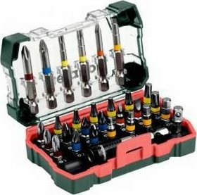 Set bitash kaçavidash Metabo 626710000, 29 copa, kasetë plastike