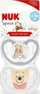 Cuclë NUK Space Disney Winnie the Pooh, silikon, 6-18 muaj, set 2 copë