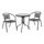 Set tavolinë 3-pjesësh (HM10467), gri