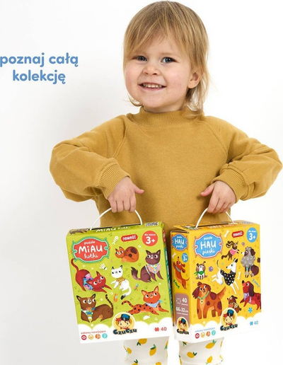 Puzzle Czuczu Hau Doggies, 40 pjesë, për fëmijë 3+, shumëngjyrësh