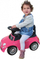Veture lodër ride-on Jamara Fiat 500, për vajza, 4 rrota, e zezë rozë