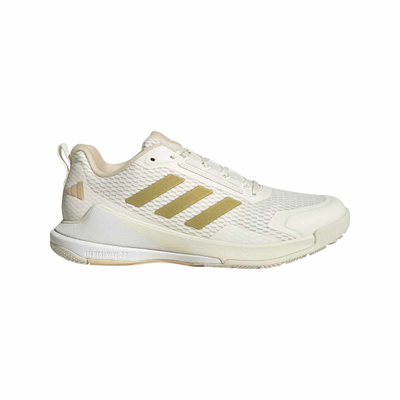 Женски патики за тренинг Adidas Novaflight 2, за во сала, бели