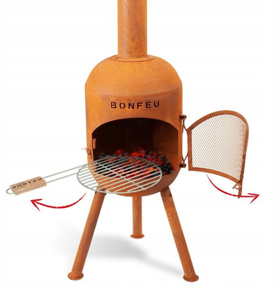 Oxhak kopshti Bonfeu Bonsolo 3401R, çelik, sipërfaqe rusty