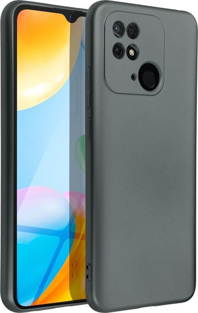 Kapak telefoni FORCELL Metallic për Xiaomi Redmi 10C, gri
