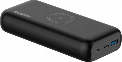 Karikues portativ wireless Energizer, 20000mAh, 15W wireless, 20W USB-C PD, i zi