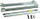 Set shina rack Dell 770-BCKW ReadyRails, për server 1U, metalik