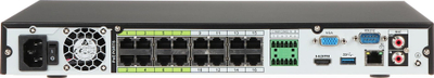 Regjistrues rrjeti Dahua NVR5216-16P-EI, 16 kanale PoE, 2 HDD, i zi