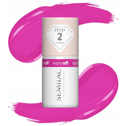 Llak xhel thonjsh Semilac Easy Off Step 2, Magenta Crush, UV LED, 7ml