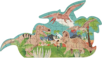 Puzzle dyanshmë Scratch Europe Dinos, për moshën 6 9 vjeç, shumëngjyrësh