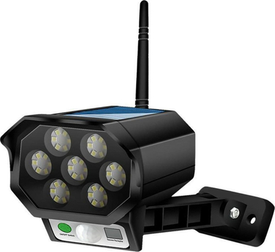 Lampë diellore kopshti AK333, LED, me sensor lëvizje, e zezë