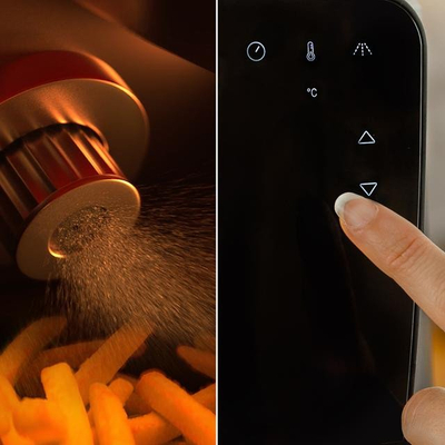 Fritezë me ajër Cecotec Cecofry Rain, 5.5L, 1550W, e zezë