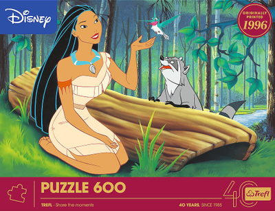 Puzzle Trefl Pocahontas 40 vjetori, 600 copa, shumëngjyrësh