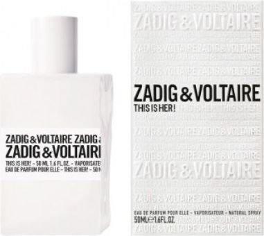 Eau de Parfum Zadig &amp; Voltaire This is Her, 50 ml