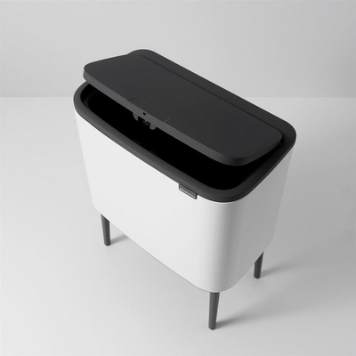 Shportë mbeturinash Brabantia, 36 l, e bardhë