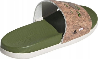 Shapka kalamajsh Adidas Adilette Comfort Jr ID8029, rrëshqitëse, jeshile