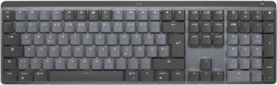 Tastierë pa kabllo Logitech MX Mechanical, me Bluetooth, ndriçim tastiere, grafit