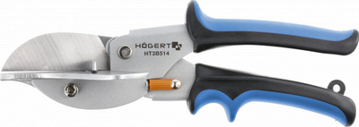 Gërshërë prerëse Högert HT3B514, 220mm, për profile PVC, gri me blu