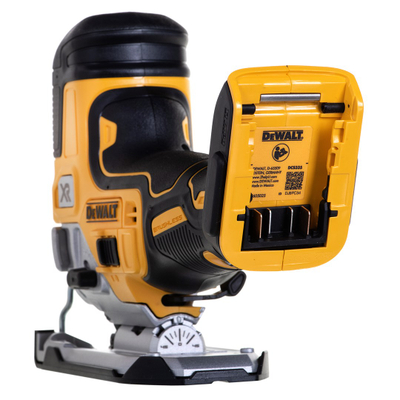 Sharrë pendulare Dewalt DCS335N, 18V, pa bateri, e verdhë