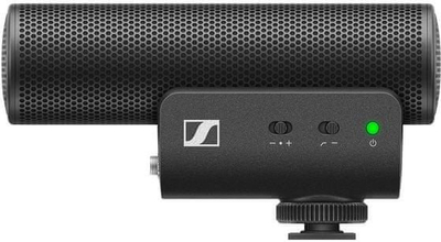Mikrofon shotgun Sennheiser MKE 400, super kardioid, për kamera