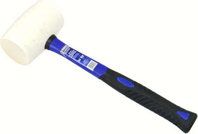 Чекан од гума GEKO 1100 g, фиберглас, бел