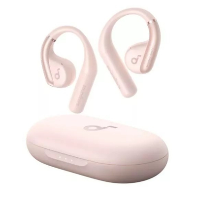 Безжични слушалки Soundcore Aerofit, отворен дизајн, розова