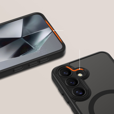 Mbulesë Tech-Protect MagCam për Samsung Galaxy S25, MagSafe, matte, e zezë
