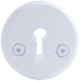 Rozetë çelësi Okko Escutcheon 016, metal, e bardhë